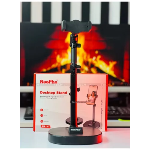NeePho NP-F1 Desktop Phone & Tablet Stand Adjustable Height 22–37 cm, 360 Rotation ستاند موبايل متحرك