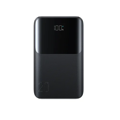 Joyroom JR-QP192 mini Power Bank 2x Type-C + USB-A 22.5W Fast Charging 20000mAh - Black باوربنك جويروم ٢٠٠٠٠ مللي أمبير