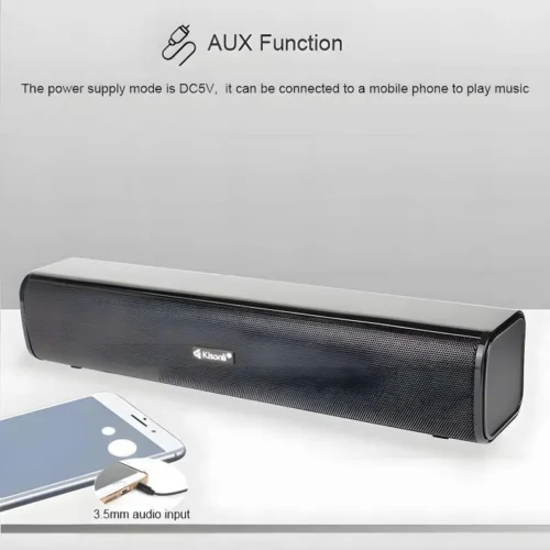 Kisonli I-600 USB Computer Speaker Soundbar سماعات ساوند بار كيسونلي للكمبيوتر