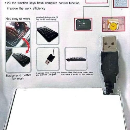 GIGAMAX GM100 USB Numlock  لوحة مفاتيح أرقام خارجية