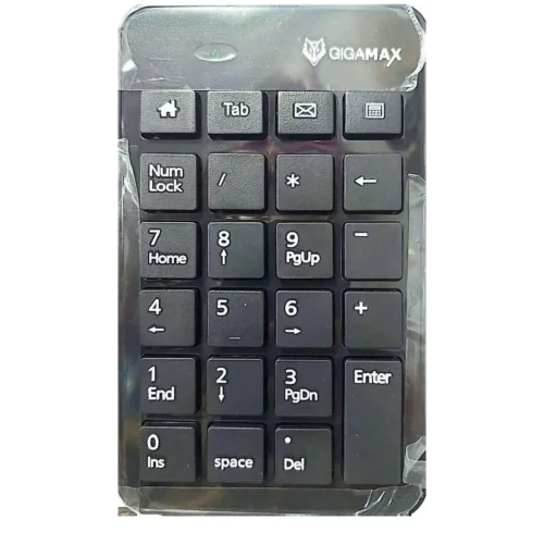 GIGAMAX GM100 USB Numlock  لوحة مفاتيح أرقام خارجية
