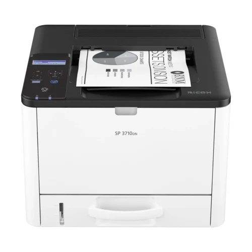 اشترِ طابعة ريكو RICOH SP 3710DN ليزر أسود استيراد بحالة الممتازة بمصر. سرعة 32 صفحة/دقيقة، طباعة دوبلكس، وشبكة Ethernet بأفضل سعر من KCS Store.