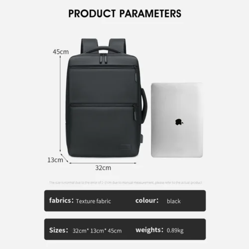 اشترِ شنطة لابتوب RAHALA RAL-815 جلد ناعم بمصر. شنطة ظهر مقاومة للماء تتسع للابتوب 15.6 بوصة ومزودة بمنفذ USB بأفضل سعر من KCS Store.