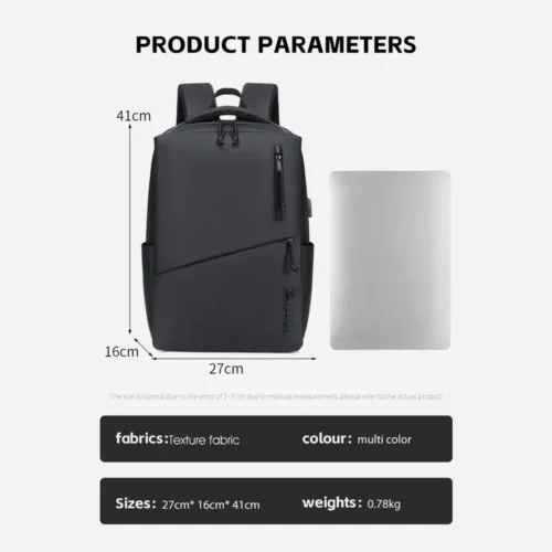 اشترِ شنطة لابتوب RAHALA RAL-816 بمصر. شنطة ظهر فاخرة تتسع للابتوب 15.6 بوصة ومزودة بمنفذ USB وخامة مقاومة للماء بأفضل سعر من KCS Store.