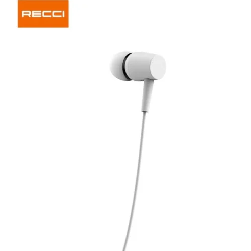 اشترِ سماعة Recci REP-L06 السلكية بمصر. صوت نقي بحجم 10 مم، كابل TPE متين بطول 1.2 متر، ومنفذ 3.5 مم بأفضل سعر. استمتع بمكالماتك وموسيقاك!
