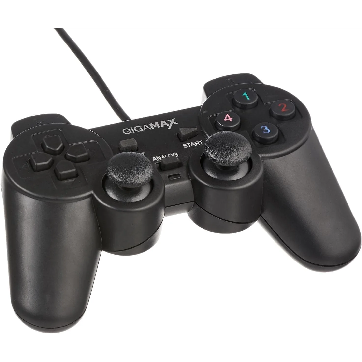 GigaMax GP-4040 Single Vibration Gamepad USB Wired Gaming Controller for PC ذراع ألعاب فردي سلكي للكمبيوتر 2 اشترِ دراع ألعاب سلكي للكمبيوتر GigaMax GP-4040 بمصر. ذراع فردي بهزاز سينجل، أزرار استجابة سريعة وتوصيل Plug & Play بأفضل سعر من KCS Store.