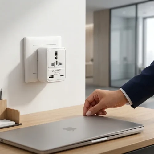 اشترِ مشترك حائط ذكي GIGAMAX MTS-G121U بمصر. مقبس متعدد 4 في 1 بمخرجي طاقة ومنفذي USB لشحن آمن وأفضل سعر من KCS Store.