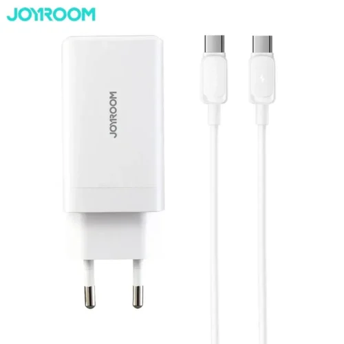 اشترِ طقم شاحن Joyroom JR-TG10 بقوة 65 واط GaN بمصر. 3 منافذ شحن مع كابل تايب سي 100 واط للابتوب والموبايل بأفضل سعر. توصيل سريع!