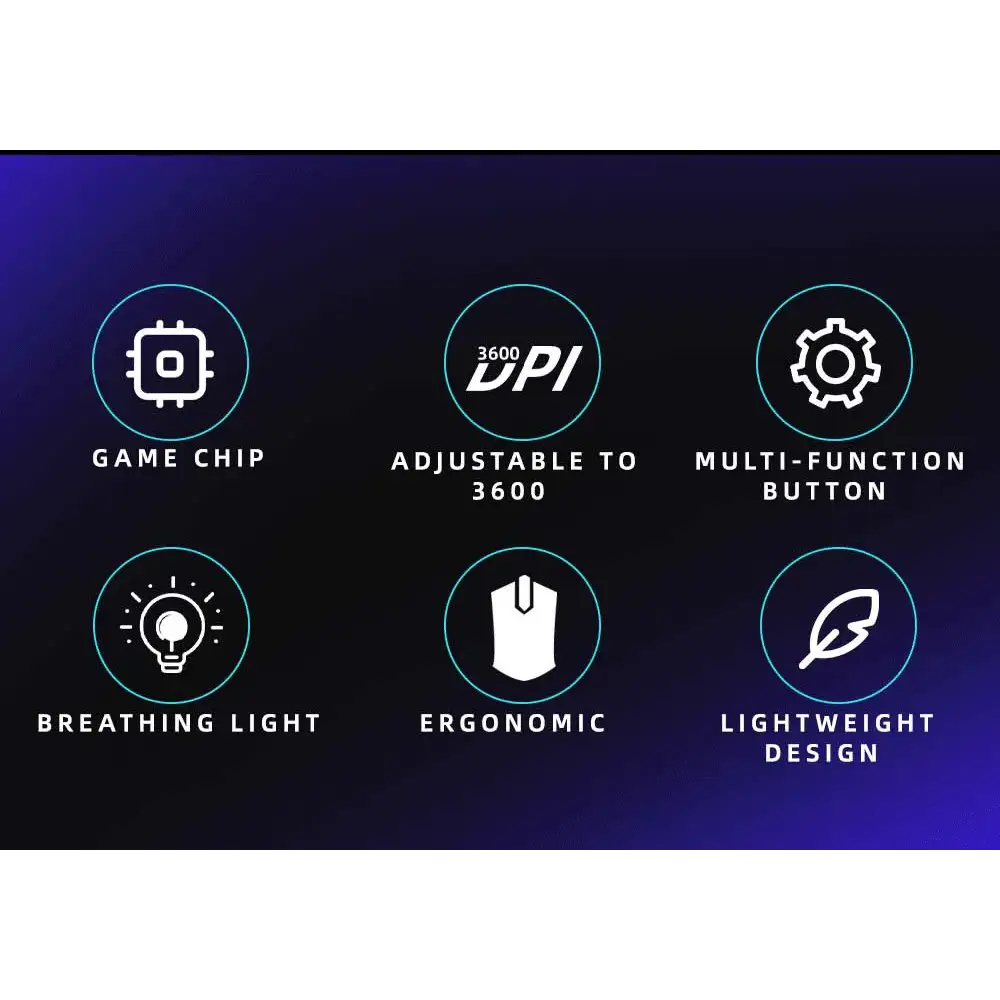 Jertech XP15 Wired USB Gaming Mouse 4800 DPI Rainbow Optical Effect RGB 6 Buttons Black ماوس جيمنج ٤٨٠٠ دي بي آي و ٦ أزرار 6 اشترِ ماوس الألعاب Jertech XP15 بمصر. وزن خفيف 62.4 جرام، حساس 3600 DPI، وإضاءة RGB بتصميم النمر بأفضل سعر. اضمن سرعة رد الفعل!