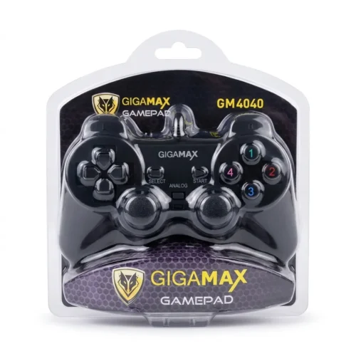 اشترِ دراع ألعاب سلكي للكمبيوتر GigaMax GP-4040 بمصر. ذراع فردي بهزاز سينجل، أزرار استجابة سريعة وتوصيل Plug & Play بأفضل سعر من KCS Store.