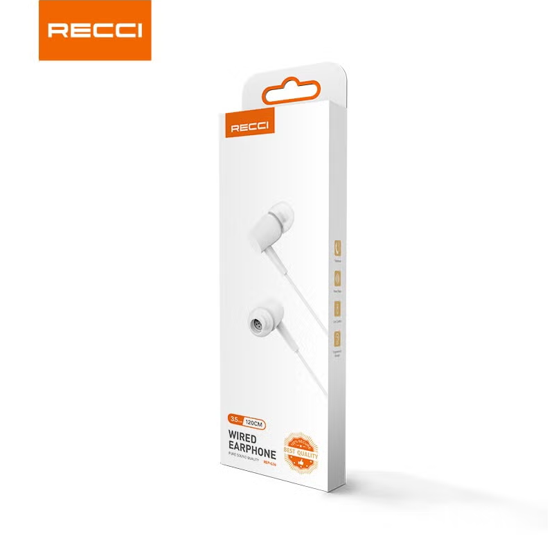 Recci REP-L06 3.5mm Wired In ear Earpiece Earphones سماعة موبايل سلكية 6 اشترِ سماعة Recci REP-L06 السلكية بمصر. صوت نقي بحجم 10 مم، كابل TPE متين بطول 1.2 متر، ومنفذ 3.5 مم بأفضل سعر. استمتع بمكالماتك وموسيقاك!