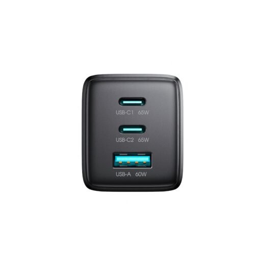 اشترِ طقم شاحن Joyroom JR-TG10 بقوة 65 واط GaN بمصر. 3 منافذ شحن مع كابل تايب سي 100 واط للابتوب والموبايل بأفضل سعر. توصيل سريع!
