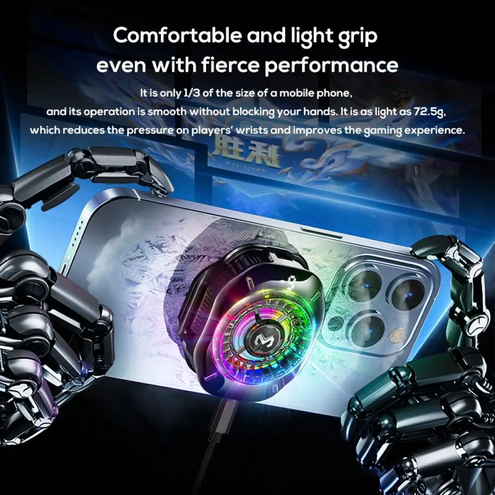 MEMO CX19 Mobile Cooling Fan RGB Digital Display Frozen Phone Cooler مبرد موبايل بمروحة ذات تبريد جليدي بإضاءة مميزه و تثبيت مغناطيسي و تعليق 3 اشتري مبرد هواتف MEMO CX19 بقدرة تبريد جليدية أشباه موصلات وشاشة حرارة وإضاءة RGB وتثبيت مغناطيسي + كليب. أفضل مبرد للجيمينج بسعر ممتاز وتوصيل سريع في مصر.