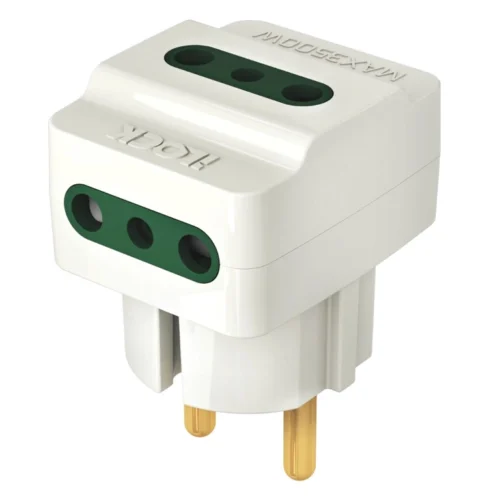 اشتري مشترك حائطي iLock no.5005 بـ 3 مخارج بقدرة 3500W وخامات مقاومة للحريق وحماية للأطفال. أفضل مشترك كهرباء حائطي بسعر مميز وتوصيل سريع في مصر.