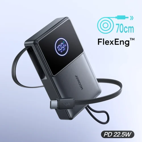 اشترِ باور بنك Joyroom JR-PR1 الأصلي 10000mAh بقدرة 22.5W بمصر. مزود بكابل Type-C قابل للسحب وشاشة ديجيتال وشحن سريع بأفضل سعر من KCS Store.