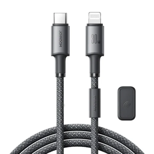 اشترِ كابل Joyroom S-A50 الأصلي 30W Type-C to Lightning بمصر. شحن سريع للآيفون، قاعدة تثبيت مغناطيسية، ونيلون مجدول مقوى بأفضل سعر من KCS Store.