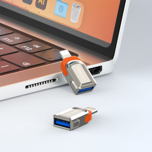 اشترِ محول Recci RDS-A16L Lightning OTG للآيفون والآيباد بمصر. سرعة نقل بيانات USB 3.0 تصل إلى 5Gbps وتصميم مدمج بأفضل سعر من KCS Store