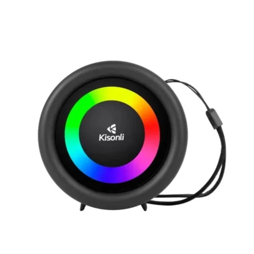 اشترِ سماعة بلوتوث KISONLI S16 بقدرة 5W وبطارية 500mAh بمصر. شحن Type-C، إضاءة RGB، ودعم FM/USB بأفضل سعر من KCS Store.