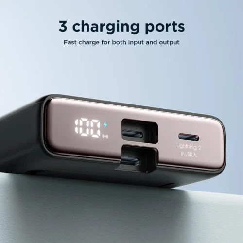 اشتري باور بنك Joyroom JR-PBM01 سعة 10000mAh بقدرة 20W وشحن لاسلكي مغناطيسي وستاند مدمج بأفضل سعر في مصر. تسوق الآن من متجرنا مع توصيل سريع!