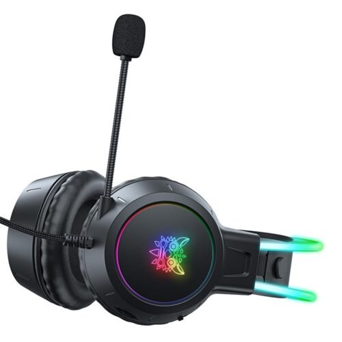 اشتري سماعة Onikuma X15 Pro الجيمنج بمحركات 50mm وإضاءة RGB. سماعة احترافية بمايك نقي وماص للضوضاء بأفضل سعر في مصر مع توصيل سريع.