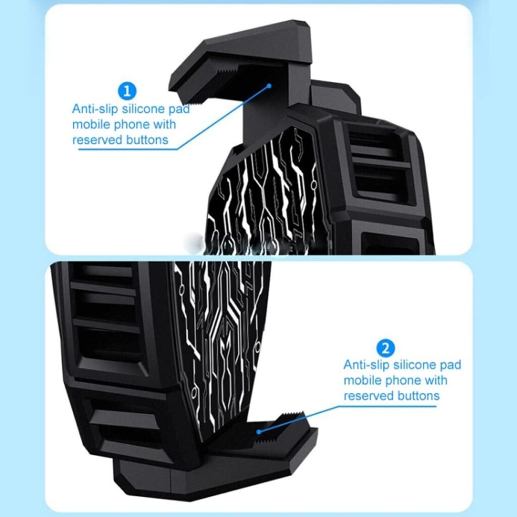 MEMO DL05 Phone Cooler Cellphone Radiator with Dual Semi-Conductor Cooling Chip مبرد موبايل و هواتف محمولة بشريحة تبريد و شاشة لعرض الحرارة 21 اشتري مبرد هواتف MEMO DL05 للتبريد السريع بشريحة سيمي كونداكتور وشاشة عرض الحرارة وإضاءة RGB. أفضل مبرد موبايل أندرويد وآيفون بأفضل سعر في مصر.