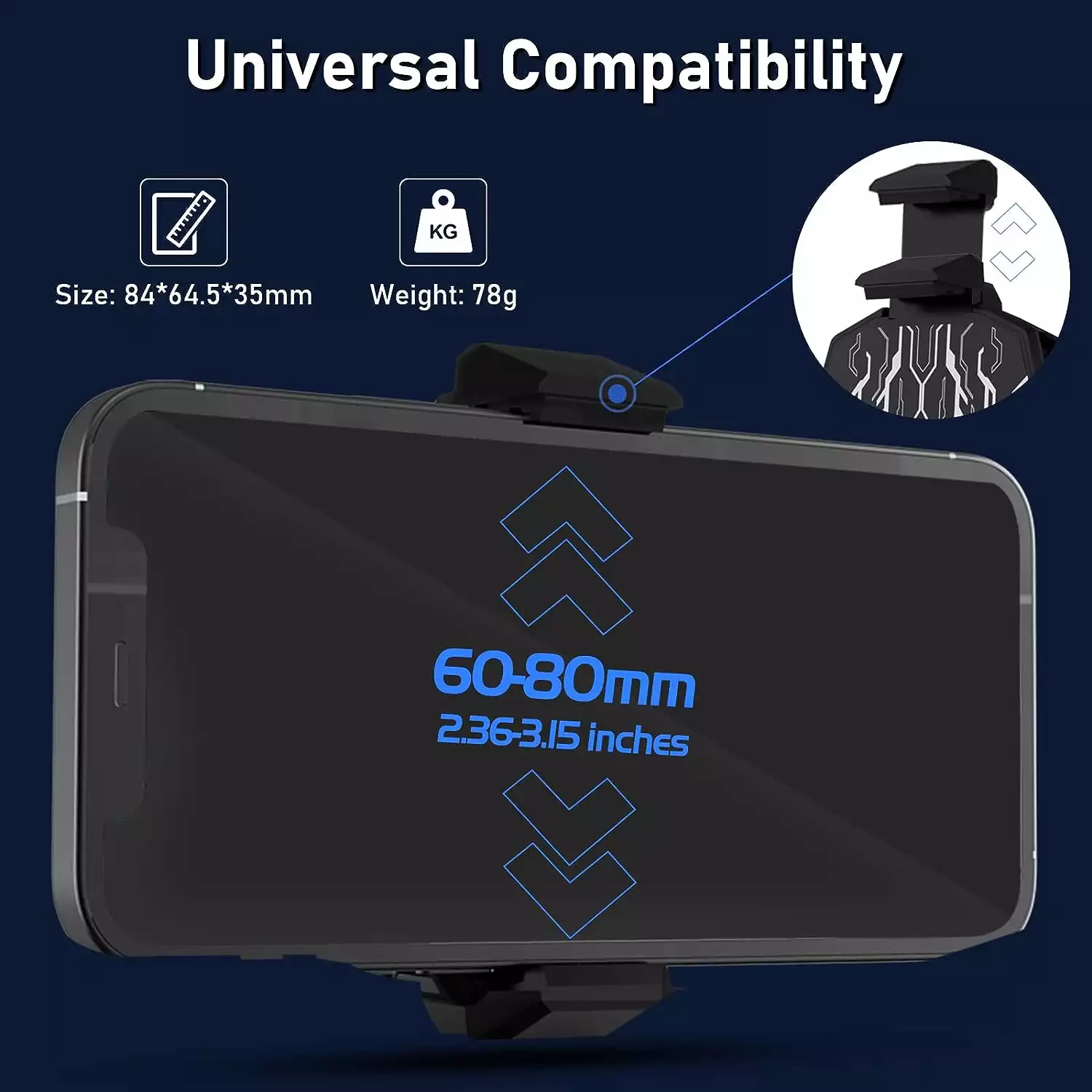 MEMO DL05 Phone Cooler Cellphone Radiator with Dual Semi-Conductor Cooling Chip مبرد موبايل و هواتف محمولة بشريحة تبريد و شاشة لعرض الحرارة 10 MEMO DL05 Phone Cooler Cellphone Radiator with Dual Semi-Conductor Cooling Chip مبرد موبايل و هواتف محمولة بشريحة تبريد و شاشة لعرض الحرارة - الصورة 10