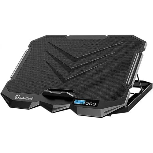 اشترِ ST Standard ICE-04 Plus بمصر. قاعدة تبريد لابتوب جيمينج بشاشة LCD، تحكم بالسرعات، 7 مستويات إمالة، وإضاءة LED بأفضل سعر من KCS Store. ST Standard ICE-04 Plus LED Super Cooling Cu