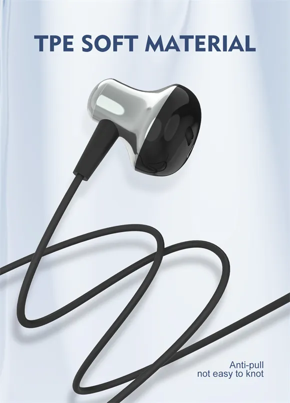 LDNIO HP08 Wired Stereo Metal Crafted Earphone In Ear Headset سماعة أذن سلكية مصنوعة من المعدن بنقاء صوت و مايك فائق الجودة 2 اشترِ سماعة LDNIO HP08 السلكية المعدنية بمصر. صوت استيريو نقي، ميكروفون عالي الدقة، كابل TPE مقاوم للقطع، وتصميم فاخر بأفضل سعر من KCS Store.