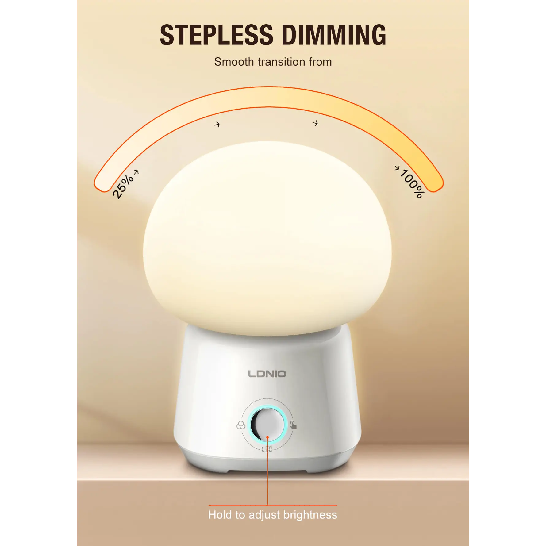 LDNIO Y4 Smart Desktop Night Light 3600mAh Multi Color Lighting Control At Your Fingertips مصباح ليلي ذكي للمكتب ببطارية بسعة ٣٦٠٠ مللي أمبير إضاءة متعددة الألوان وتحكم سهل بلمسة واحدة 12 اشترِ مصباح LDNIO Y4 الذكي بمصر. بطارية 3600mAh، إضاءة RGB متعددة الألوان، تحكم لمس مقاوم للماء وشحن USB-C بأفضل سعر من KCS Store