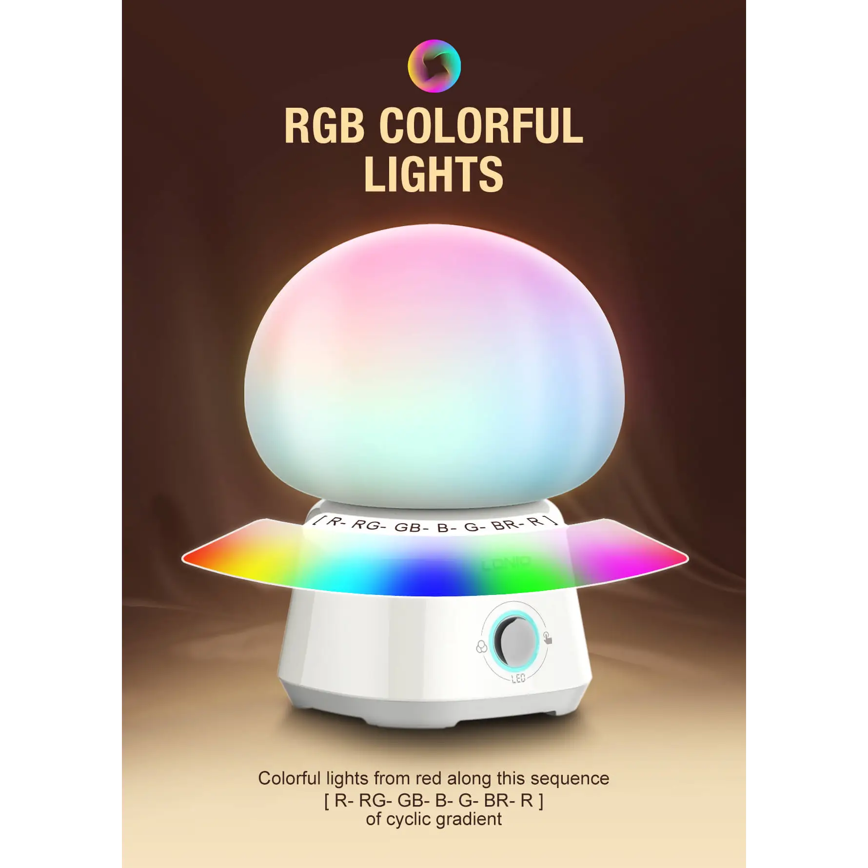 LDNIO Y4 Smart Desktop Night Light 3600mAh Multi Color Lighting Control At Your Fingertips مصباح ليلي ذكي للمكتب ببطارية بسعة ٣٦٠٠ مللي أمبير إضاءة متعددة الألوان وتحكم سهل بلمسة واحدة 11 اشترِ مصباح LDNIO Y4 الذكي بمصر. بطارية 3600mAh، إضاءة RGB متعددة الألوان، تحكم لمس مقاوم للماء وشحن USB-C بأفضل سعر من KCS Store