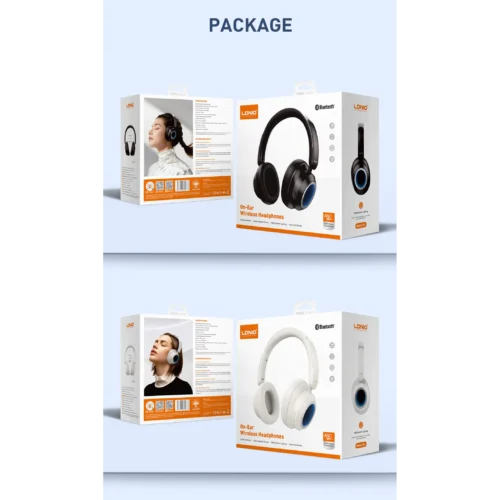 اشترِ هيدفون LDNIO H01 ANC بمصر. عزل ضوضاء نشط، بطارية تدوم حتى 130 ساعة، إضاءة RGB وبلوتوث 5.4 بأفضل سعر من KCS Store.