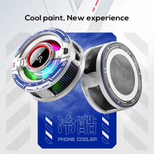 اشتري مبرد هواتف MEMO CX16 للتبريد السريع بشاشة حرارة وإضاءة RGB وتثبيت مغناطيسي وررأس كليب. خيار الموبايل للجيمينج بسعر مميز وتوصيل سريع في مصر.
