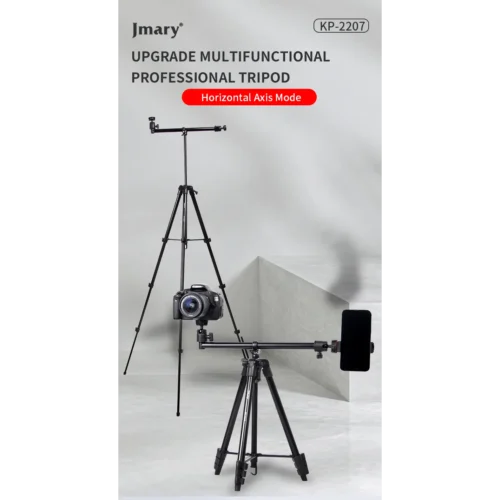 اشترِ تريبود Jmary KP-2207 بمصر. حامل ثلاثي احترافي للموبايل والكاميرا، معدني متين، ارتفاع 39-133 سم مع رأس 2in1 وحقيبة بأفضل سعر من KCS Store.