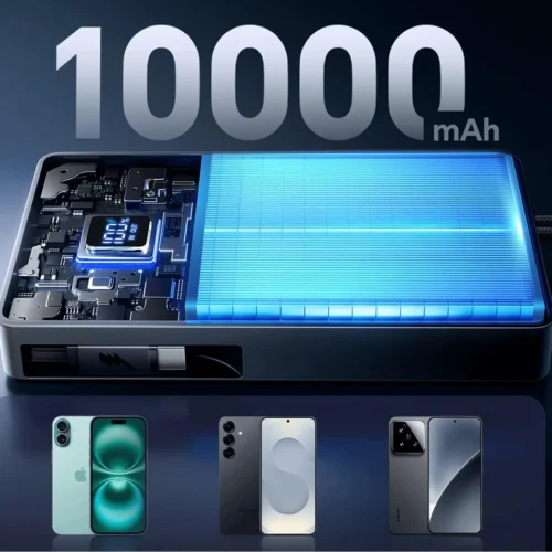 اشترِ باور بنك Joyroom JR-PR1 الأصلي 10000mAh بقدرة 22.5W بمصر. مزود بكابل Type-C قابل للسحب وشاشة ديجيتال وشحن سريع بأفضل سعر من KCS Store.