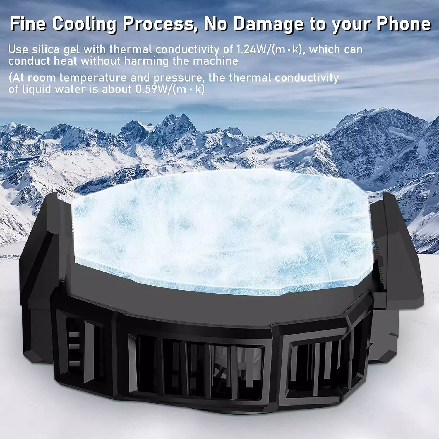 MEMO DL05 Phone Cooler Cellphone Radiator with Dual Semi-Conductor Cooling Chip مبرد موبايل و هواتف محمولة بشريحة تبريد و شاشة لعرض الحرارة 9 اشتري مبرد هواتف MEMO DL05 للتبريد السريع بشريحة سيمي كونداكتور وشاشة عرض الحرارة وإضاءة RGB. أفضل مبرد موبايل أندرويد وآيفون بأفضل سعر في مصر.