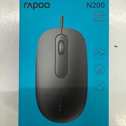 اشتري ماوس Rapoo N200 السلكي المكتبي بمستشعر 1600DPI وتصميم مريح لليدين. ماوس عملي واعتمادي للكمبيوتر واللابتوب بأفضل سعر في مصر مع توصيل سريع.