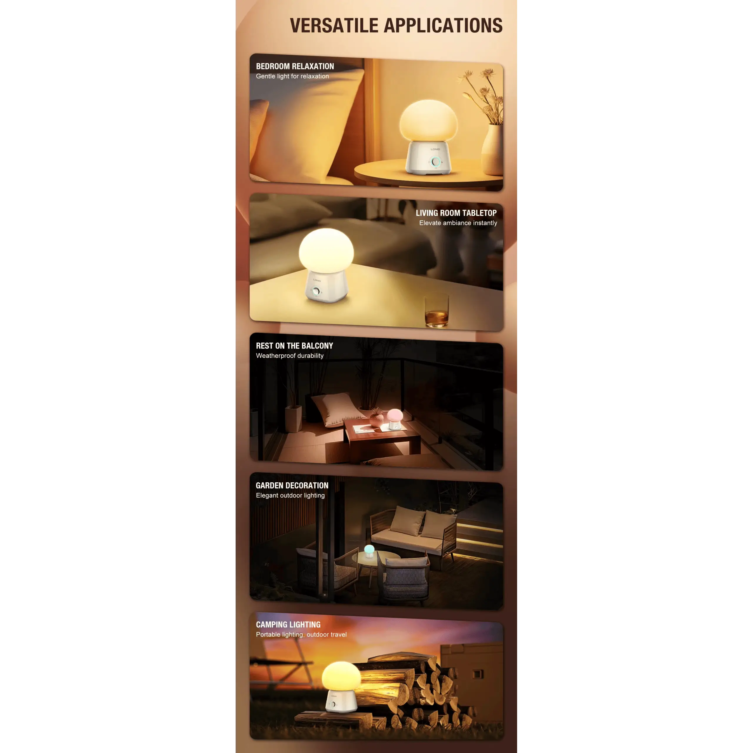 LDNIO Y4 Smart Desktop Night Light 3600mAh Multi Color Lighting Control At Your Fingertips مصباح ليلي ذكي للمكتب ببطارية بسعة ٣٦٠٠ مللي أمبير إضاءة متعددة الألوان وتحكم سهل بلمسة واحدة 7 اشترِ مصباح LDNIO Y4 الذكي بمصر. بطارية 3600mAh، إضاءة RGB متعددة الألوان، تحكم لمس مقاوم للماء وشحن USB-C بأفضل سعر من KCS Store