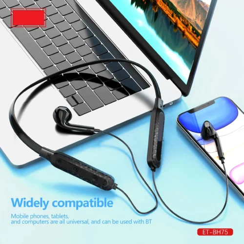 اشتري سماعة Earldom BH75 البلوتوث الرياضية بطوق رقبة ومغناطيس وبطارية تدوم حتى 10 ساعات. أفضل سماعة للمكالمات والرياضة بسعر ممتاز وتوصيل في مصر.