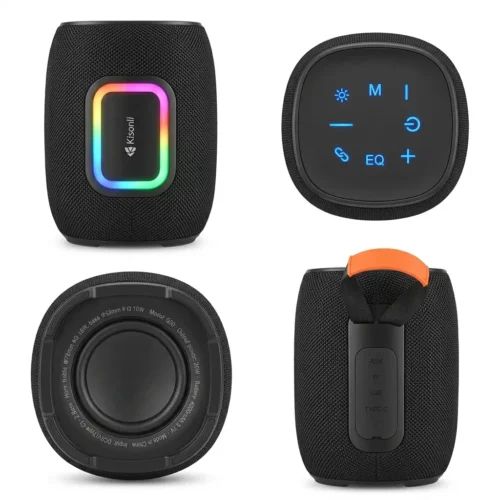 اشترِ سماعة بلوتوث Kisonli Q30 Smart RGB بمصر. صب ووفر وايرلس 30W، بطارية شحن، صوت Heavy Bass وإضاءة RGB بأفضل سعر من KCS Store.