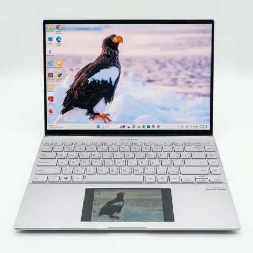 اشترِ لابتوب اسوس ASUS Zenbook 14 UX5400EG شاشة OLED Touch 2K استيراد بحالة ممتازة بمصر. معالج i7 جيل 11، رام 16G، وكارت Nvidia 2G بأفضل سعر من KCS Store.