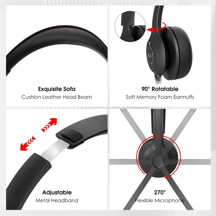 ONIKUMA X37 Wired Professional Noise Cancelling Headphone Type-C to USB HD Audio For Office سماعة هيدفون إحترافي بمايك يدعم تقنية عزل الضوضاء لإستعمال المكاتب و الدراسة 7 اشتري سماعة Onikuma X37 الاحترافية للمكاتب والدراسة بـ USB/Type-C ومايك عازل للضوضاء. أفضل سماعة للمكالمات والاجتماعات بأفضل سعر في مصر.