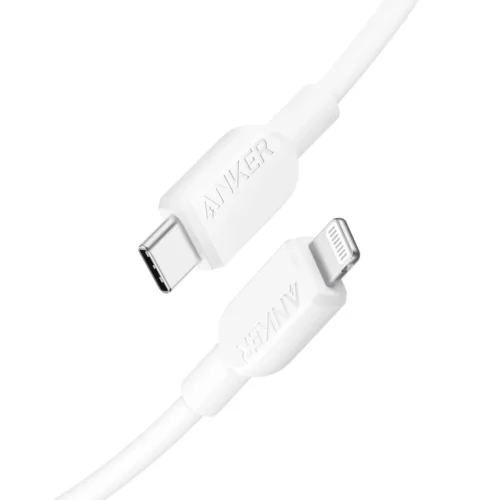 اشترِ كابل انكر Anker A81A6 أصلي 1.8 متر تايب سي لـ Lightning معتمد MFi بمصر. شحن سريع PD للآيفون والآيباد مع حماية بطارية جهازك بأفضل سعر من KCS Store.