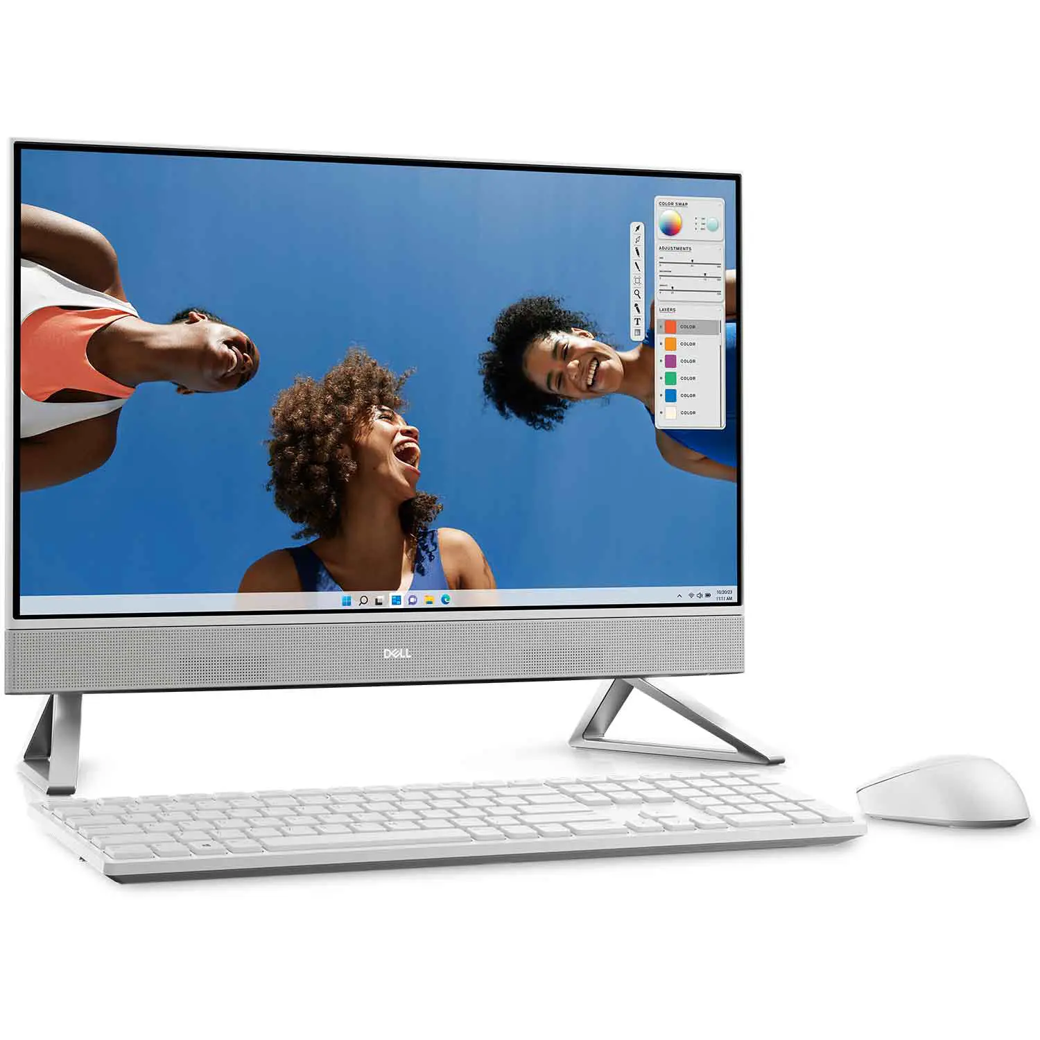 Dell Inspiron 5415 All in One/ 23.8-inch/ AMD Ryzen 5 5625U/ RAM DDR4 8GB/ SSD 512G/ FHD جهاز الكل في واحد بمعالج ريزن ٥ ديل ٢٤ بوصة إستعمال 6 اشترِ ديل Dell Inspiron 5415 All in One بمصر. معالج Ryzen 5 5625U، شاشة 23.8 FHD، هارد 512GB SSD، أداء قوي للمكتب والمكتبات بأفضل سعر من KCS Store.