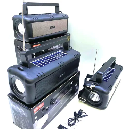 تسوق سماعة LP-V71 البلوتوث المحمولة بقوة 16 واط، مزودة بكشاف LED وراديو FM ولوح شحن شمسي. الصوت الأقوى للرحلات والطوارئ بأفضل سعر.
