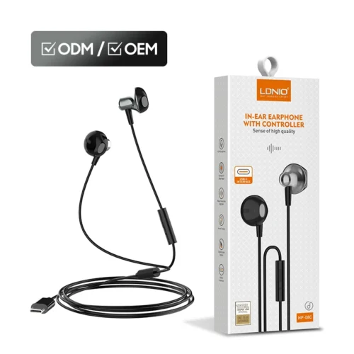اشترِ سماعة LDNIO HP08C Type-C سلكية بمصر. صوت استيريو نقي، ميكروفون مكالمات دقيق، كابل 1.1m تصميم مريح بأفضل سعر من KCS Store.