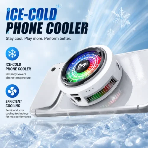 اشتري مبرد MEMO CX20 بقوة 20W وشاشة حرارة ذكية وتثبيت مغناطيسي + كليب. أفضل مبرد هواتف للجيمينج بسعر ممتاز وتوصيل سريع في مصر.