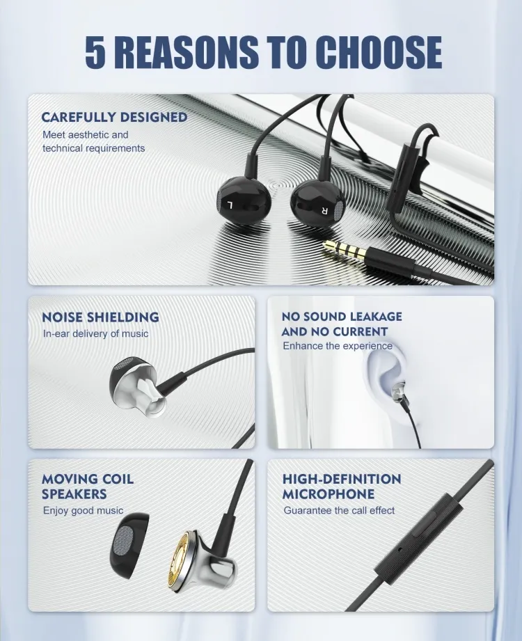 LDNIO HP08 Wired Stereo Metal Crafted Earphone In Ear Headset سماعة أذن سلكية مصنوعة من المعدن بنقاء صوت و مايك فائق الجودة 7 اشترِ سماعة LDNIO HP08 السلكية المعدنية بمصر. صوت استيريو نقي، ميكروفون عالي الدقة، كابل TPE مقاوم للقطع، وتصميم فاخر بأفضل سعر من KCS Store.