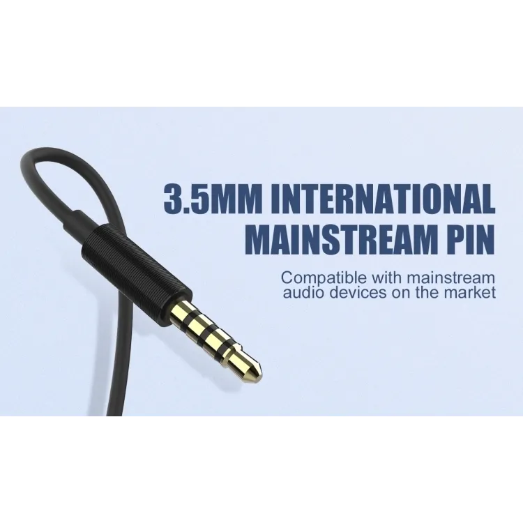 LDNIO HP08 Wired Stereo Metal Crafted Earphone In Ear Headset سماعة أذن سلكية مصنوعة من المعدن بنقاء صوت و مايك فائق الجودة 4 اشترِ سماعة LDNIO HP08 السلكية المعدنية بمصر. صوت استيريو نقي، ميكروفون عالي الدقة، كابل TPE مقاوم للقطع، وتصميم فاخر بأفضل سعر من KCS Store.