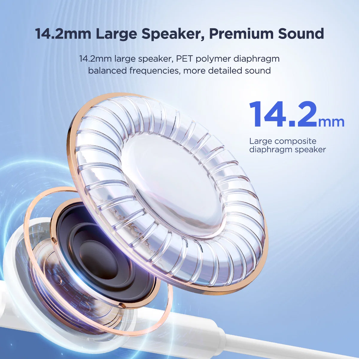 اشترِ سماعة جوي روم JOYROOM JR-EC05 Type-C سلكية بمصر. صوت HiFi نقي، مشغل 14.2mm، ميكروفون مكالمات دقيق، وكابل TPE 1.2m بأفضل سعر من KCS Store.