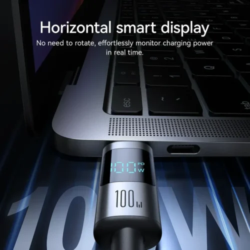 اشترِ كابل Joyroom S-A16 Pro بقدرة 100W تايب سي بمصر. شاشة رقمية لعرض الواط، نقل بيانات 480Mbps، ونايلون مضفر 1.2m بأفضل سعر من KCS Store.